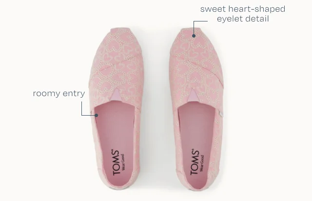 Women's Pink Heart Alpargatas - Image