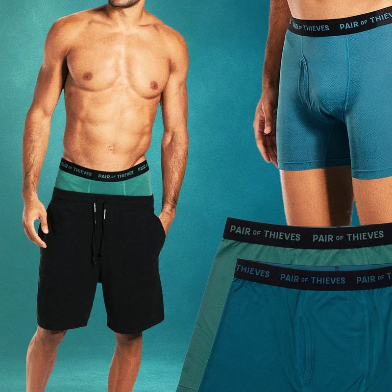 SuperFit Boxer briefs on a male model.