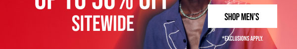Up to 50% off shop Men's