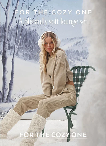 FOR THE COZY ONE A BLISSFULLY SOFT LOUNGE SET