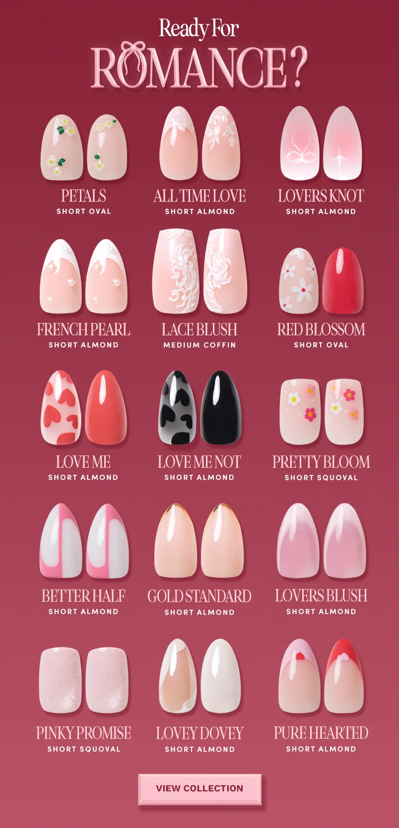 Get Ready, we are revealing Love in Bloom collection nails!