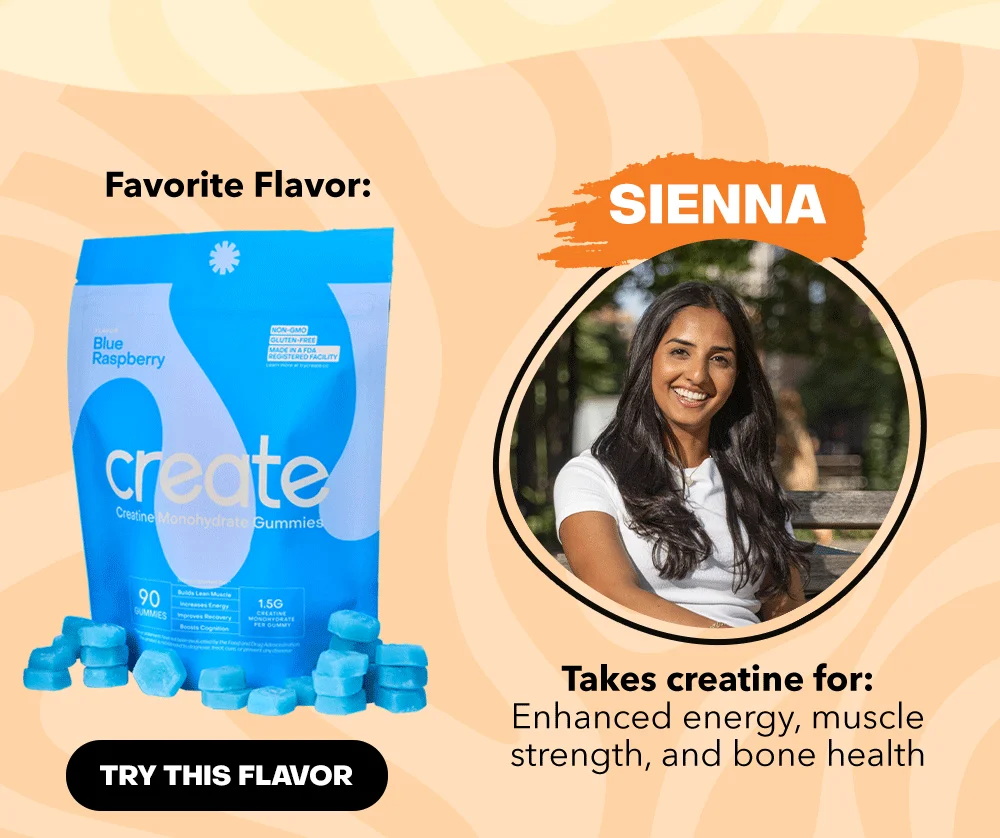 Try Create's Creatine Gummies Now