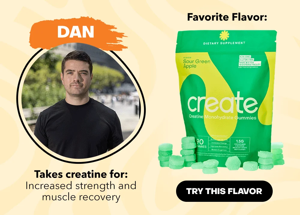 Try Create's Creatine Gummies Now