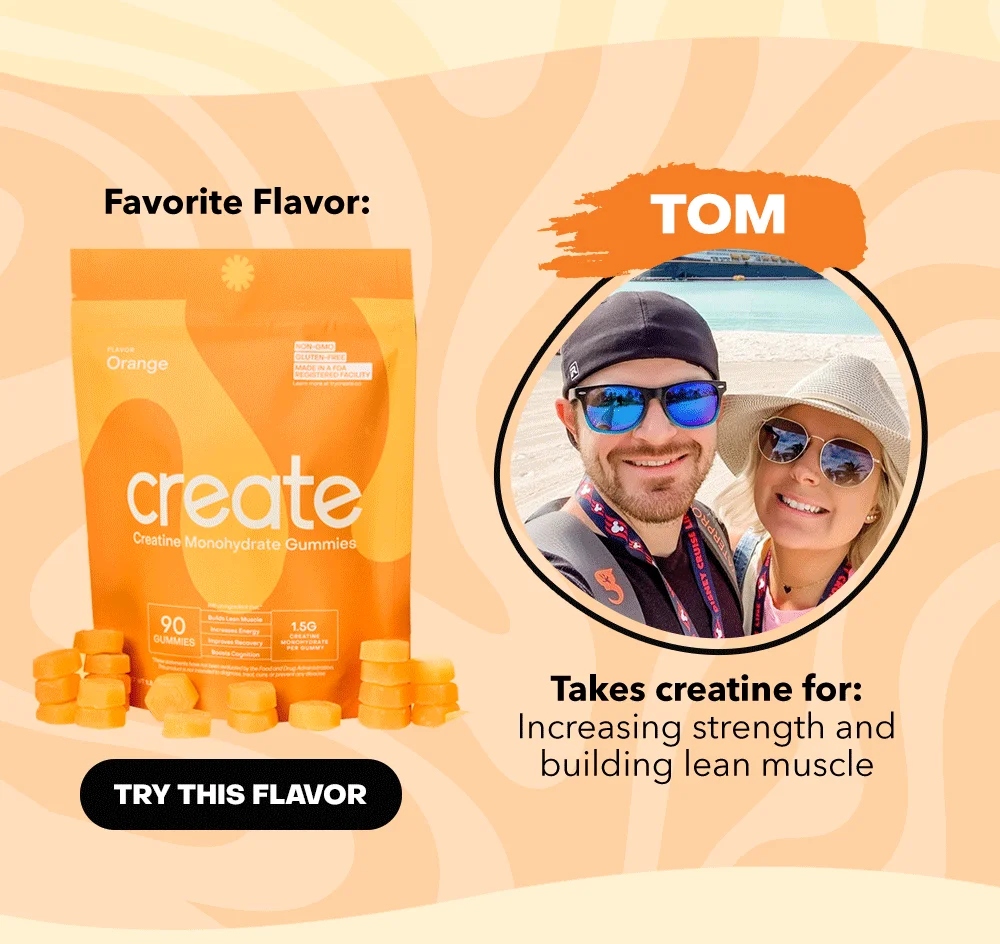 Try Create's Creatine Gummies Now