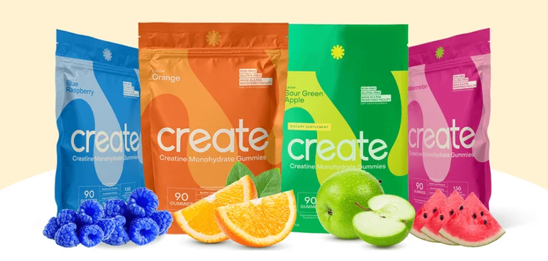 Try Create's Creatine Gummies Now