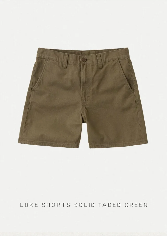 Luke Shorts Solid Faded Green
