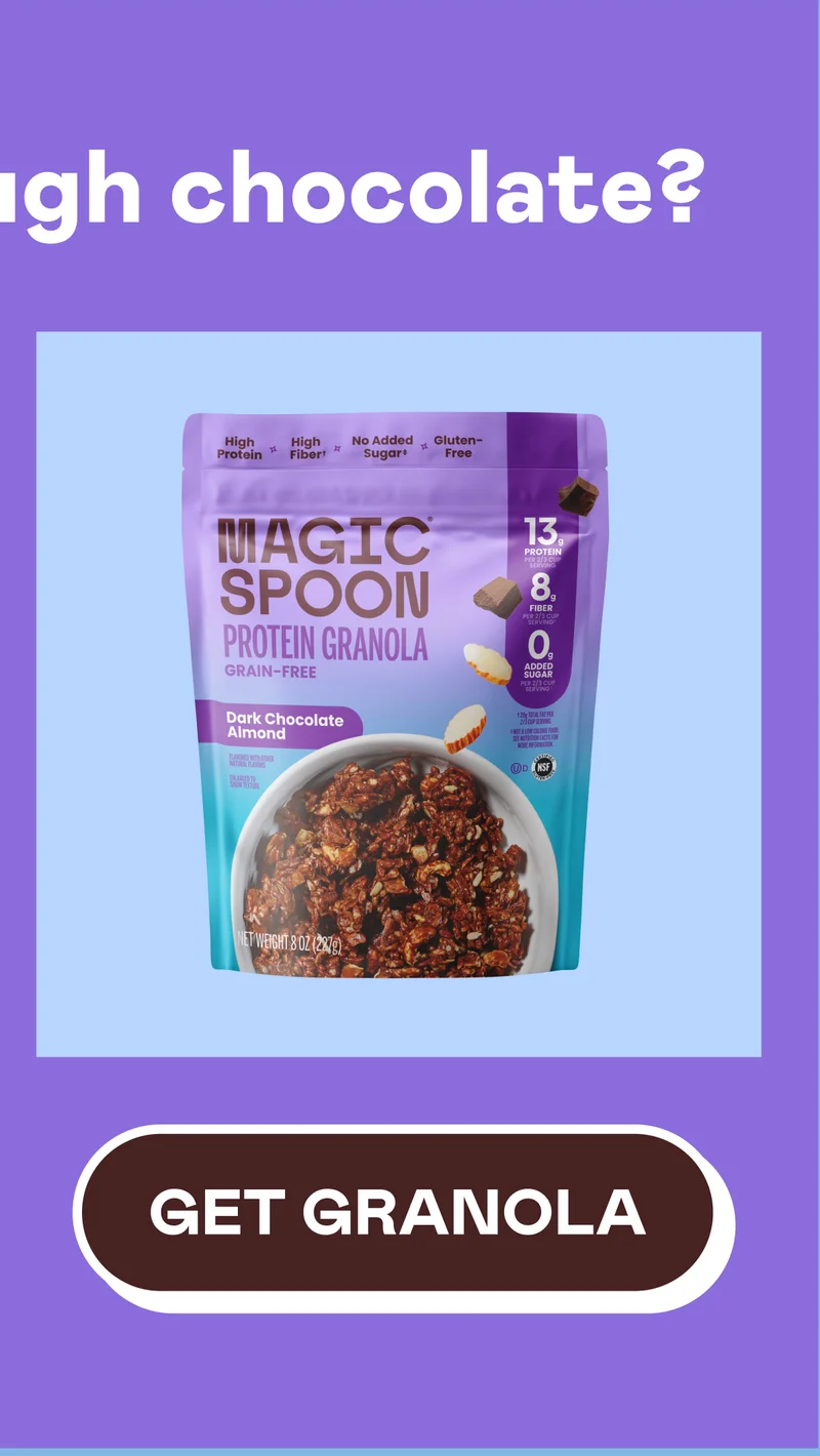 Dark Chocolate Almond Granola