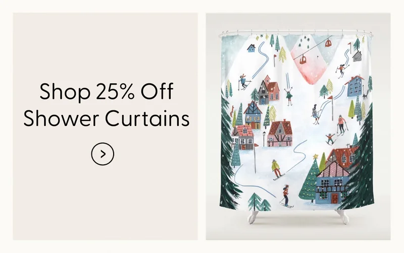 Shop 25% Off Shower Curtains