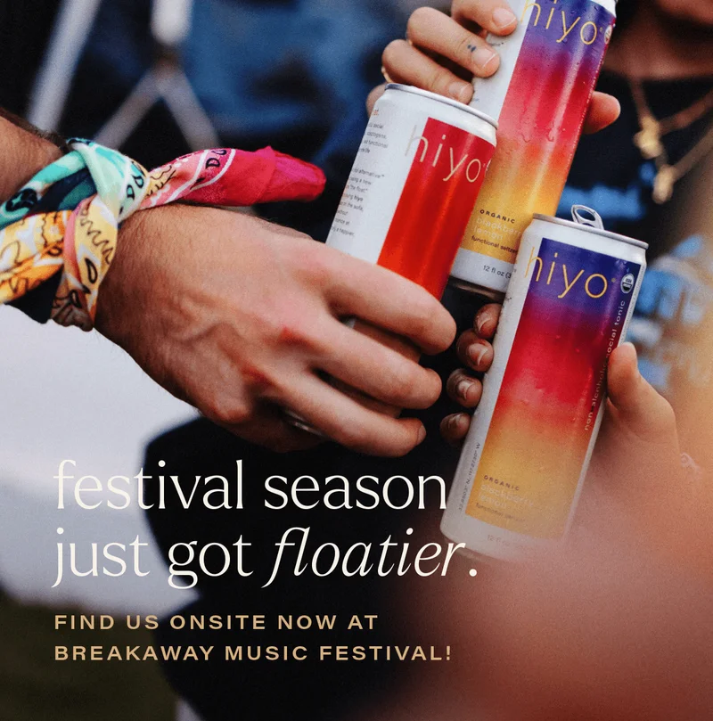 FESTIVAL SEASON JUST GOT FLOATIER. find us onsite now at breakaway music festival!