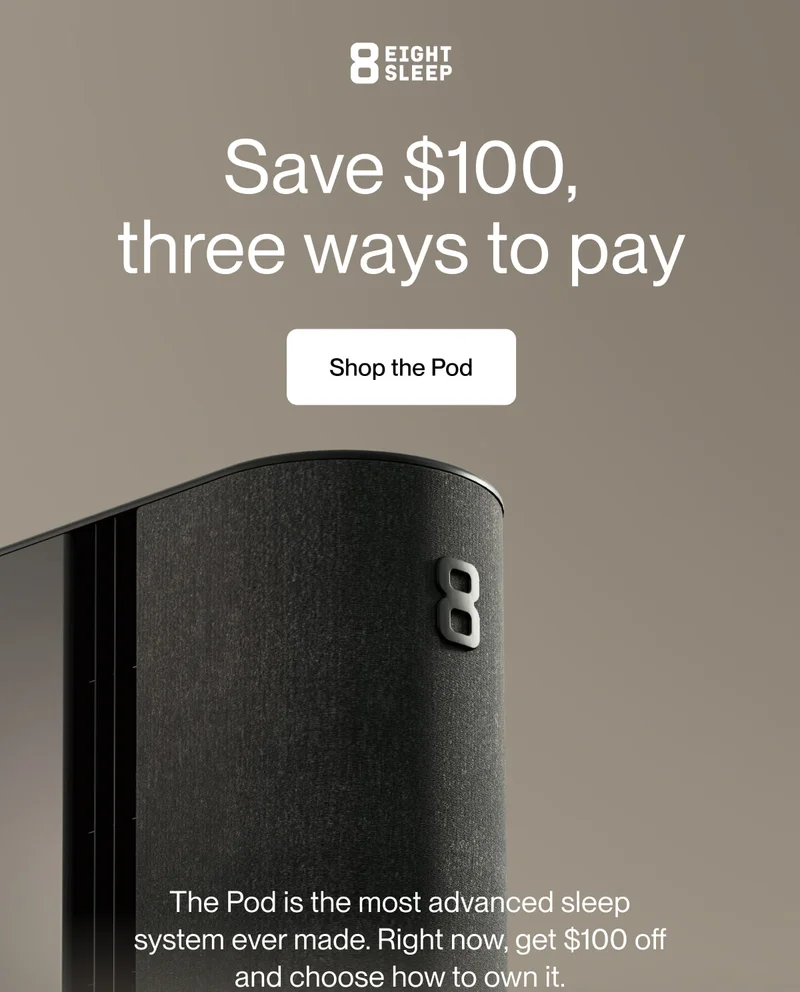 Save $100,  three ways to pay