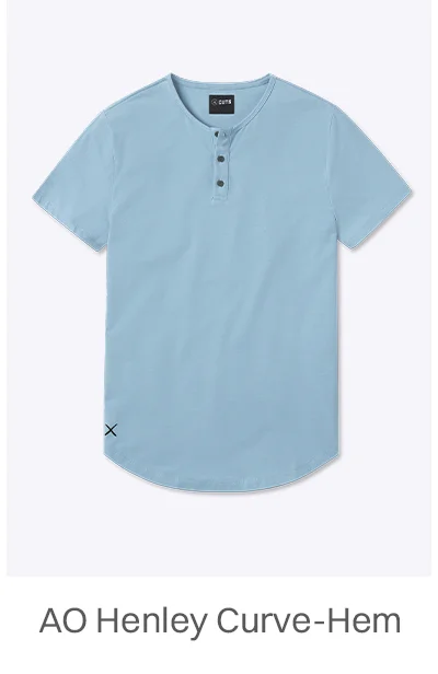 AO Henley Curve-Hem
