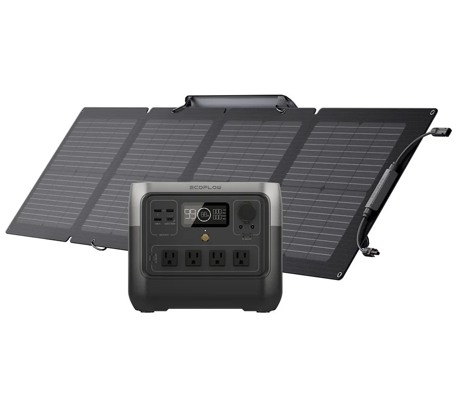 EcoFlow River 2 Pro 768Wh Power Station w/ 110W Solar Panel