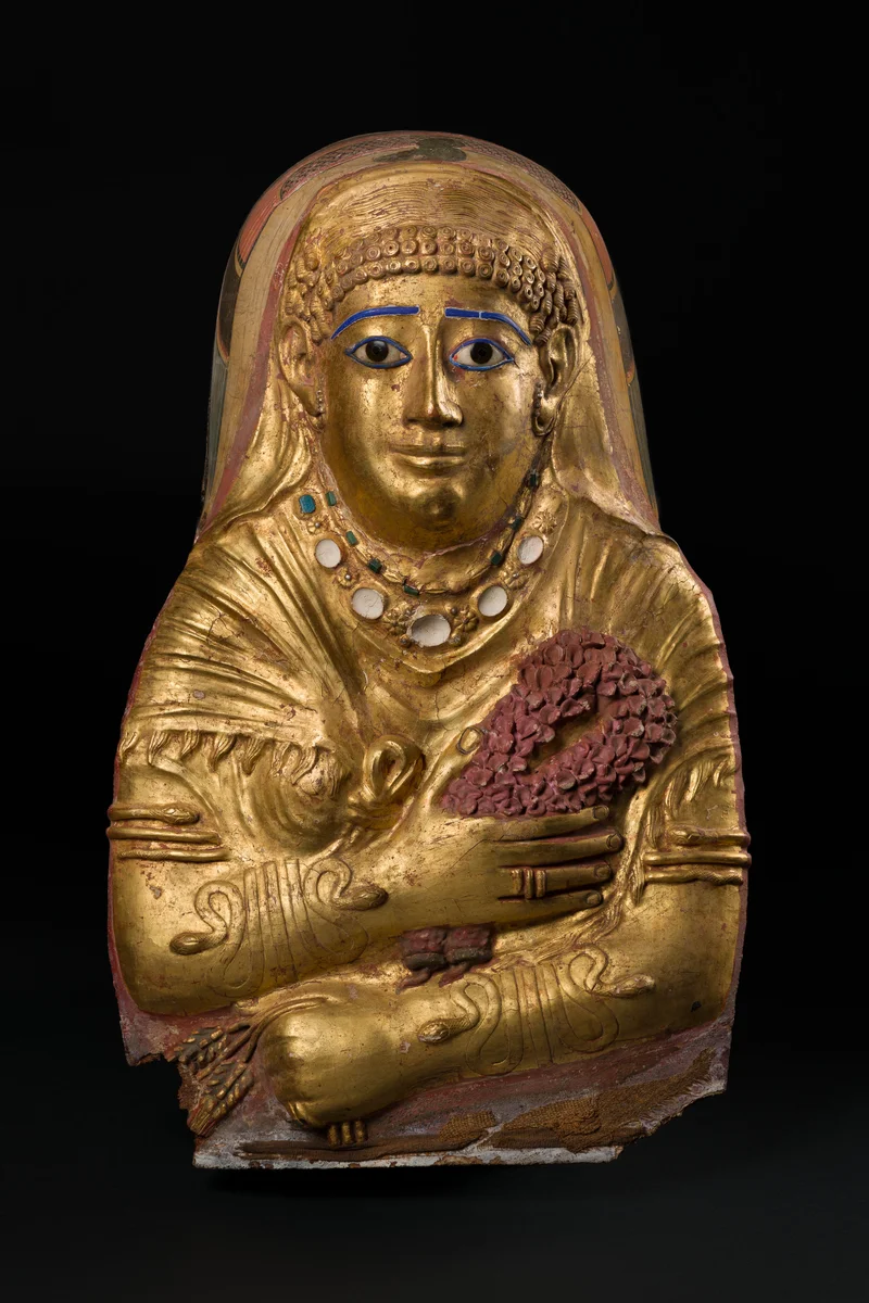 “Mummy Cartonnage of a Woman”