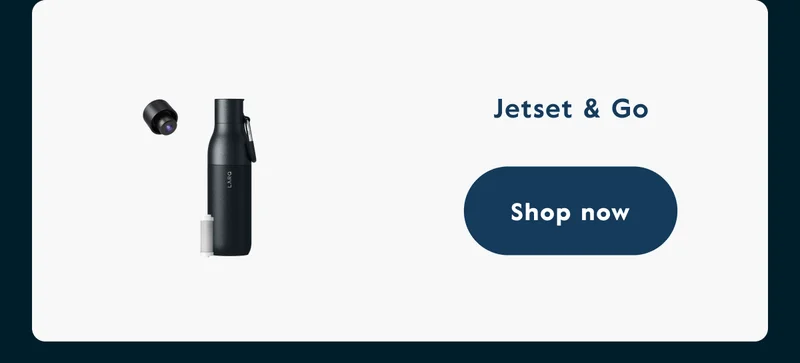 Jetset & Go - Gift set with LARQ Bottle Filtered and PureVis™ cap