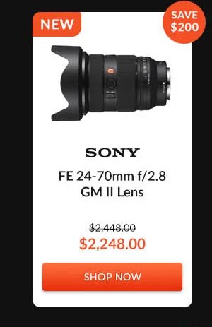 Sony FE 24-70mm f/2.8 GM II Lens