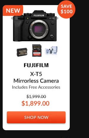 Fujifilm X-T5 Mirrorless Camera  Includes Free Accessories