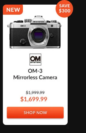 OM SYSTEM OM-3 Mirrorless Camera