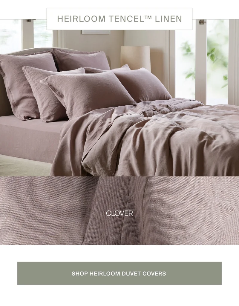 Shop Heirloom TENCEL Linen Duvet Covers
