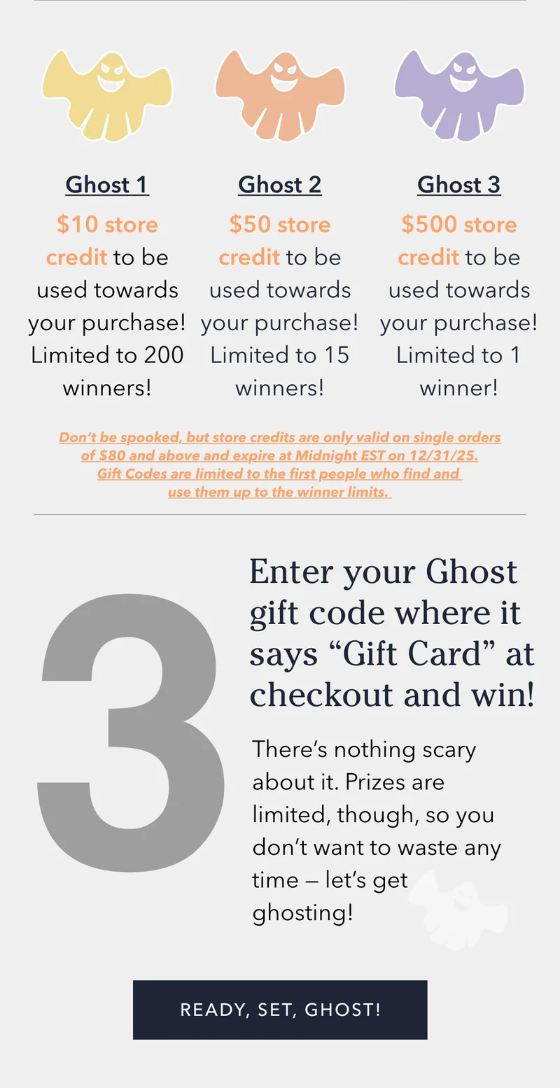 Ready, Set, Ghost!