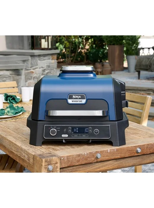 Ninja Woodfire Pro XL Outdoor Electric Smoker & AirFry Grill w/Temp Probe
