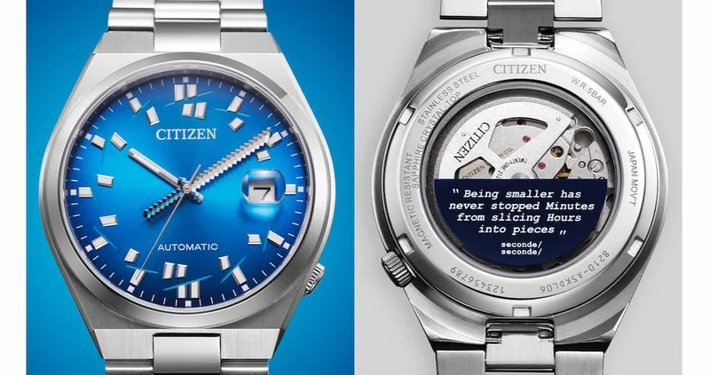 Dial and caseback.
