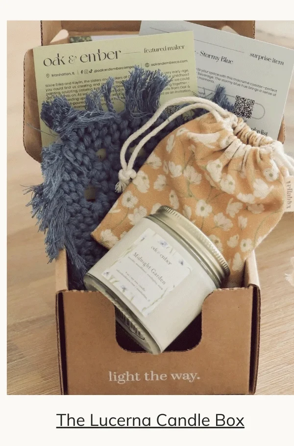 The Lucerna Box | Monthly Candle Subscription