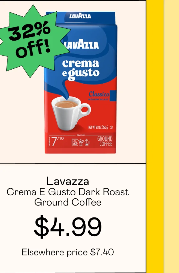 Crema E Gusto Dark Roast Ground Coffee