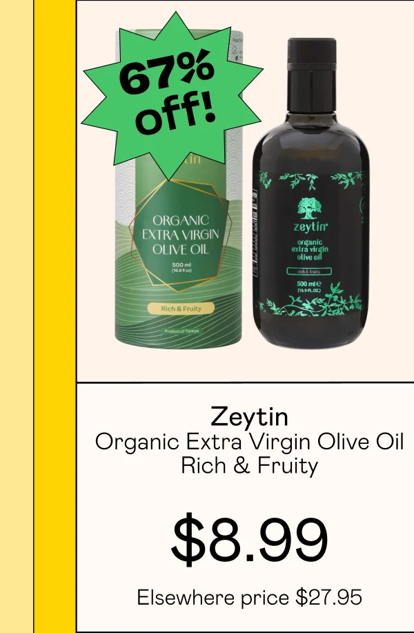Organic Extra Virgin Olive Oil - Rich & Fruity