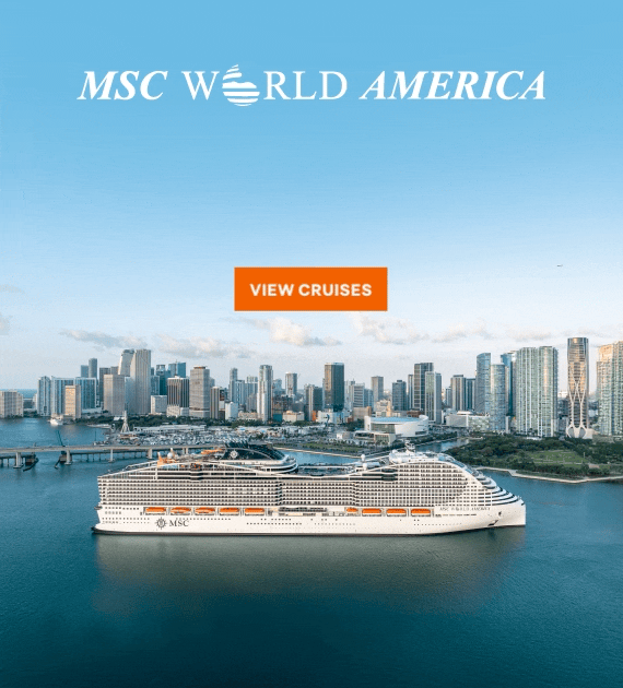MSC&nbsp;World America Has Arrived – Now Sailing From Miami – Click to View Cruises & Book Now