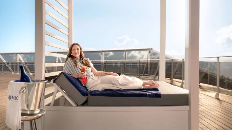 Drew Barrymore, Godmother of MSC&nbsp;World America – Click to Learn More