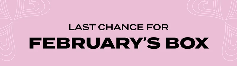 LAST CHANCE FOR FEBRUARY'S BOX