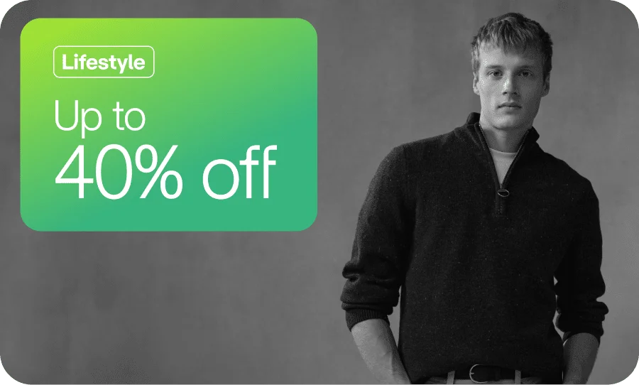 Lifestyle: Up to 40% off