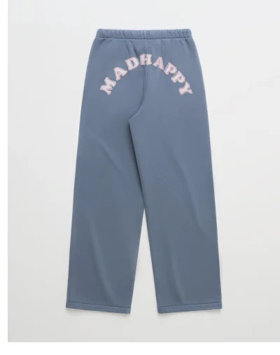 Washed Cooper Applique Straight Sweatpant - Tide