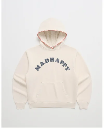 Washed Cooper Applique Hoodie - Tofu