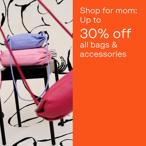 Up to 30% off bags & accessories