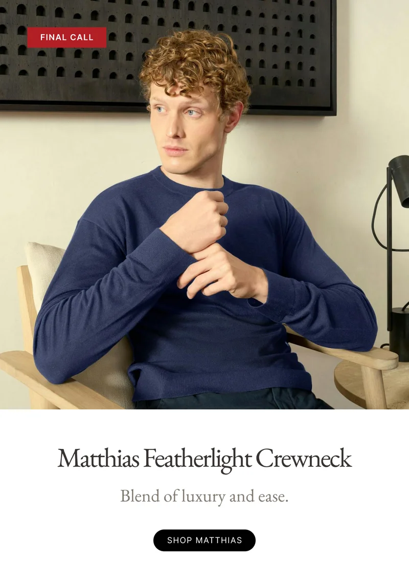 Matthias Featherlight Crewneck