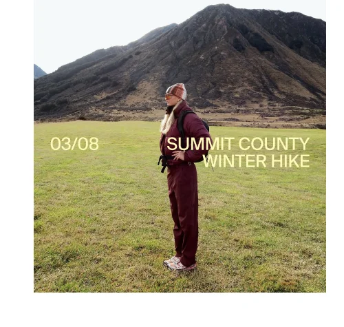 RSVP to Summit County Winter Hike