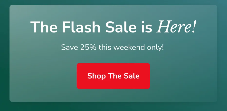 Spring Savings Sale