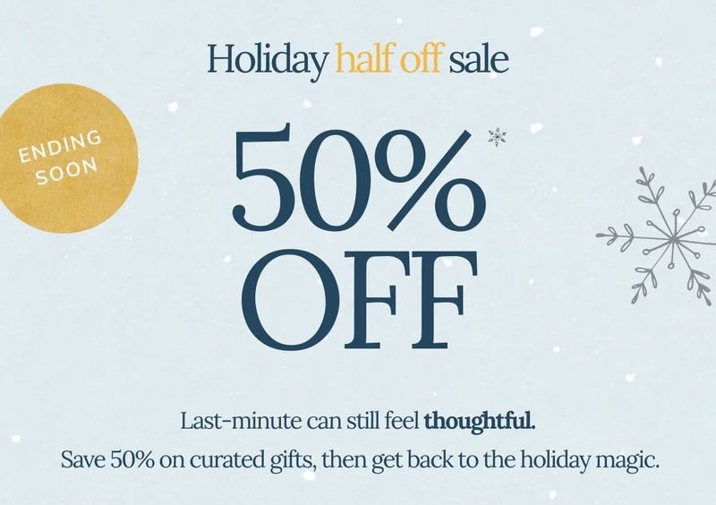 Shop holiday half off gift shop