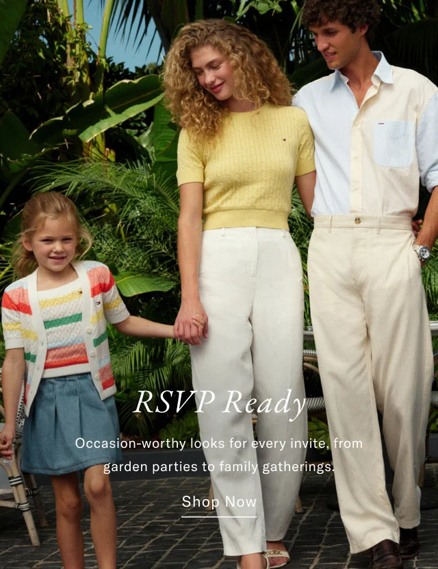 RSVP Ready Occasion-worthy looks for every invite, from garden parties to family gatherings. Shop Now
