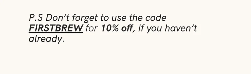10% off Impossibrew with code: FIRSTBREW