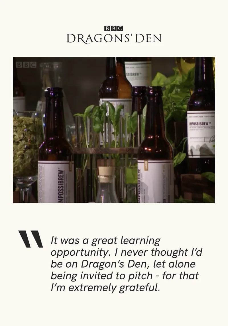 Impossibrew on Dragon's Den