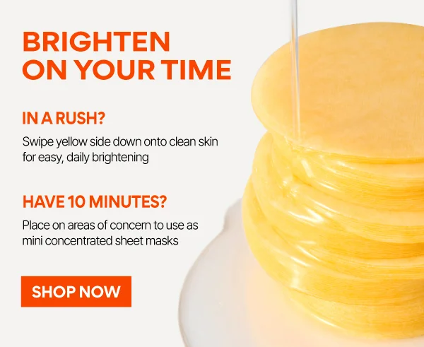 Green Tea Enzyme Vitamin C Brightening Toner Pads