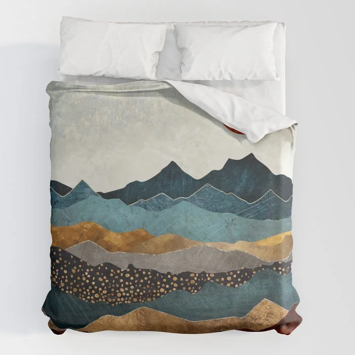 Amber Dusk Duvet Cover Duvet Cover