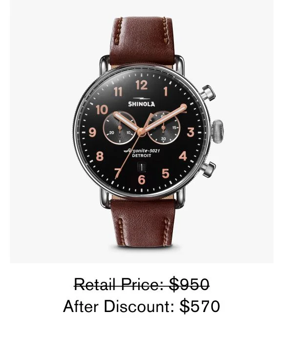 Retail Price: $950 After Discount: $570