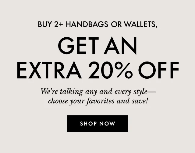 Get an extra 20% OFF Shop Now