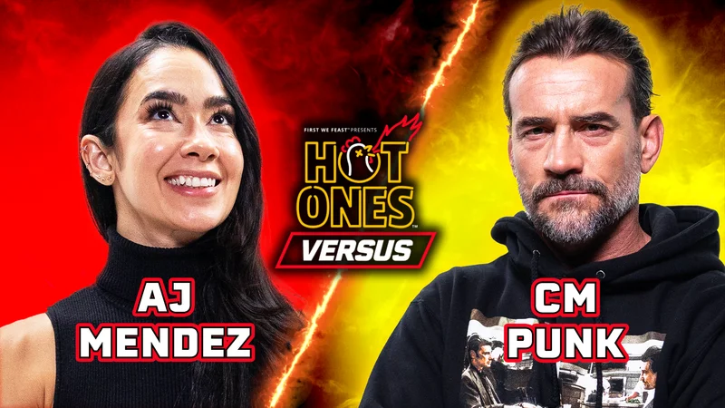 AJ Mendez vs. CM Punk on Hot Ones Versus