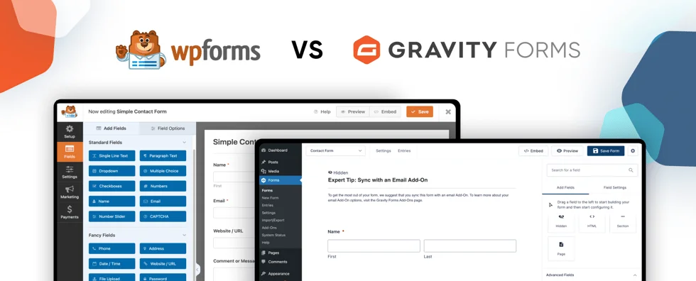 Gravity Forms vs WPforms