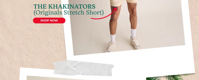 Originals Stretch Short: The Khakinators