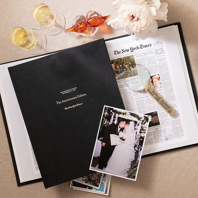 New York Times Premium Custom Anniversary Book